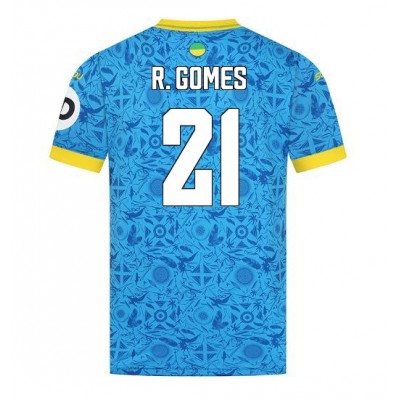 Moški Nogometni dresi Wolves Rodrigo Gomes #21 Tretji 2025-26 Kratek Rokav Moški Nogometni dresi Wolves Rodrigo Gomes #21 Tretji 2025-26 Kratek Rokav